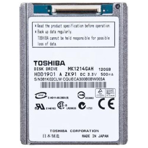 Toshiba MK1214GAH 120GB 1.8" 500MA HDD1901 Disk