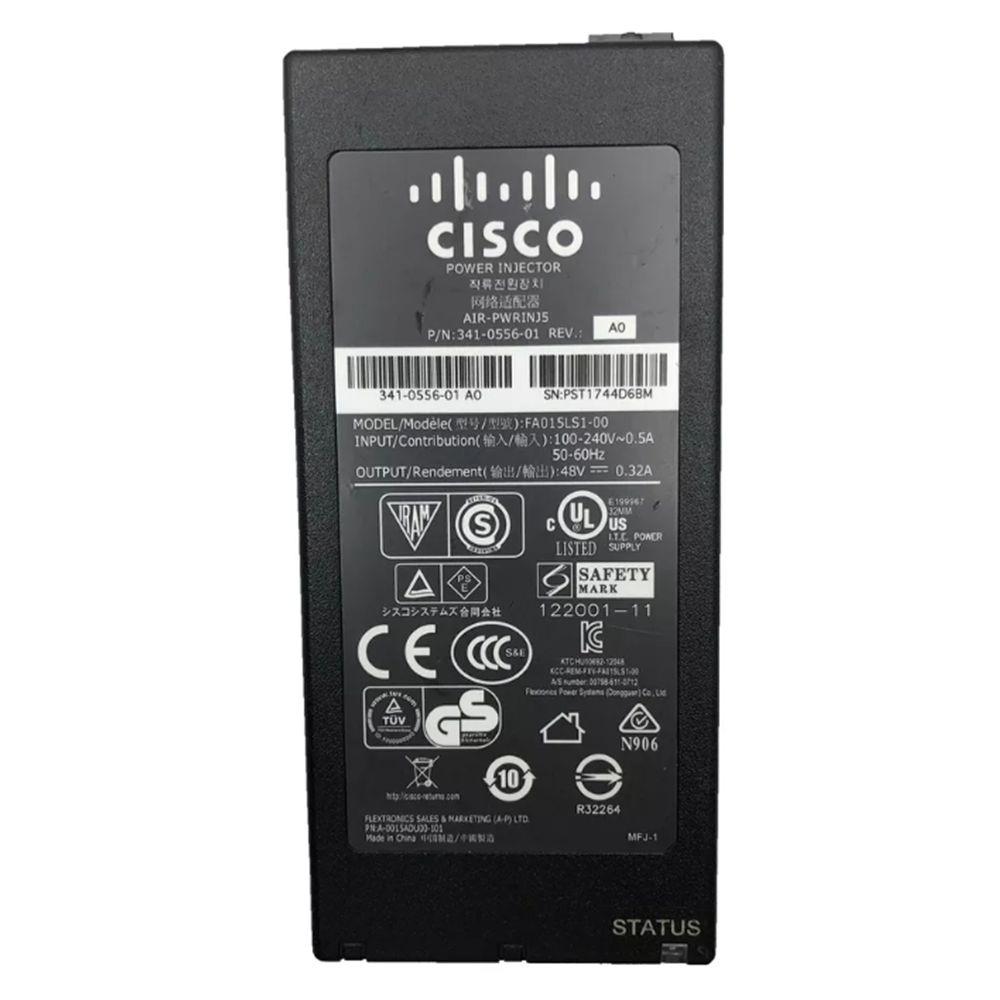 CİSCO AIR-PWRINJ5 FA015LS1-00 341-0556-01 POE POWER INJECTOR