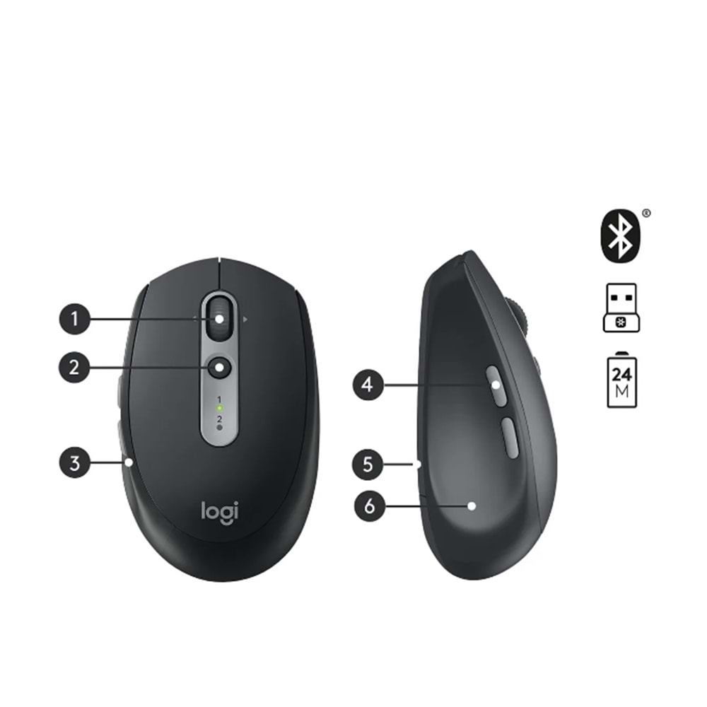 LOGİTECH M590 MOUSE + UNİFYİNG ALICI SETİ