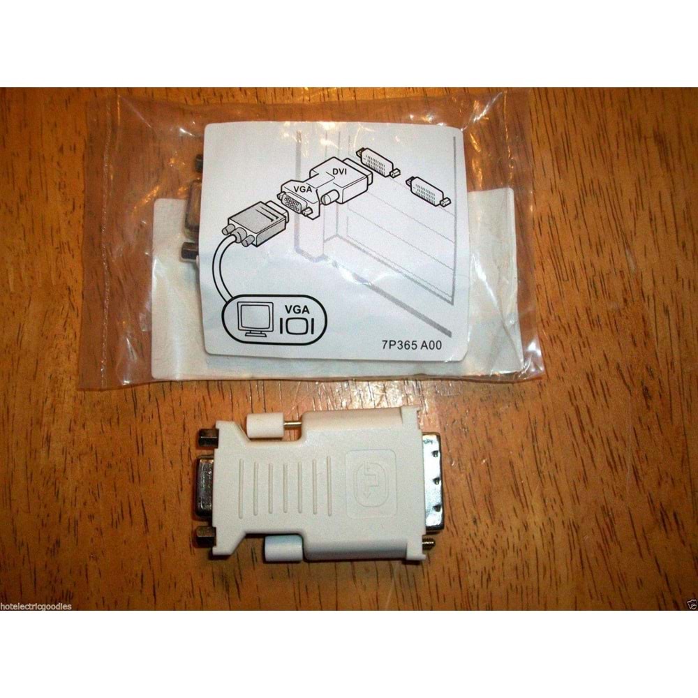 DELL 7P365 A00 0J8461 DVI TO UYUMLU VGA ADAPTER DÖNÜŞTÜRÜCÜ