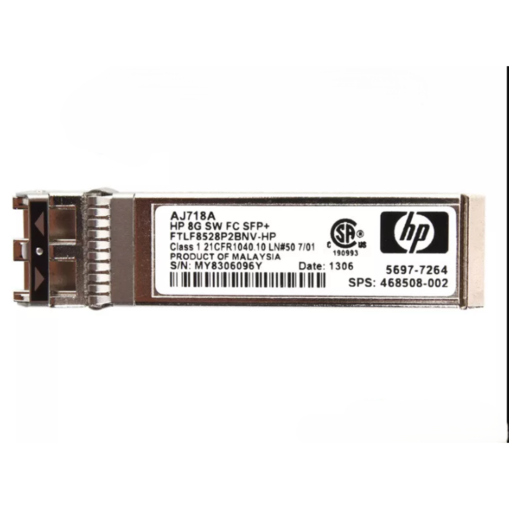 HP 8G SW FC SFP+ AJ718A Modül | 8Gb Fibre Channel Transceiver