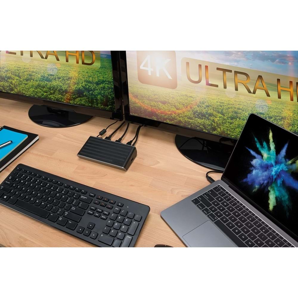 TARGUS DOCK180 DUAL VİDEO 4K DOCKİNG STATİON TEŞHİR