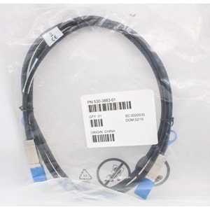 Sun Oracle Amphenol 530-3883-01 External Mini-SAS Cable SFF-8088 To SFF-8088 2M