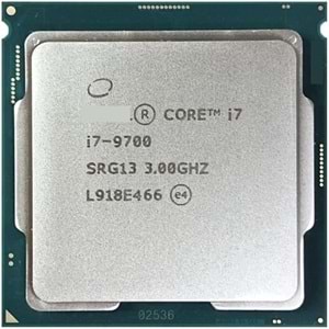 Intel Core i7-9700 4.7 GHz LGA1151 12 MB Cache Tray İşlemci