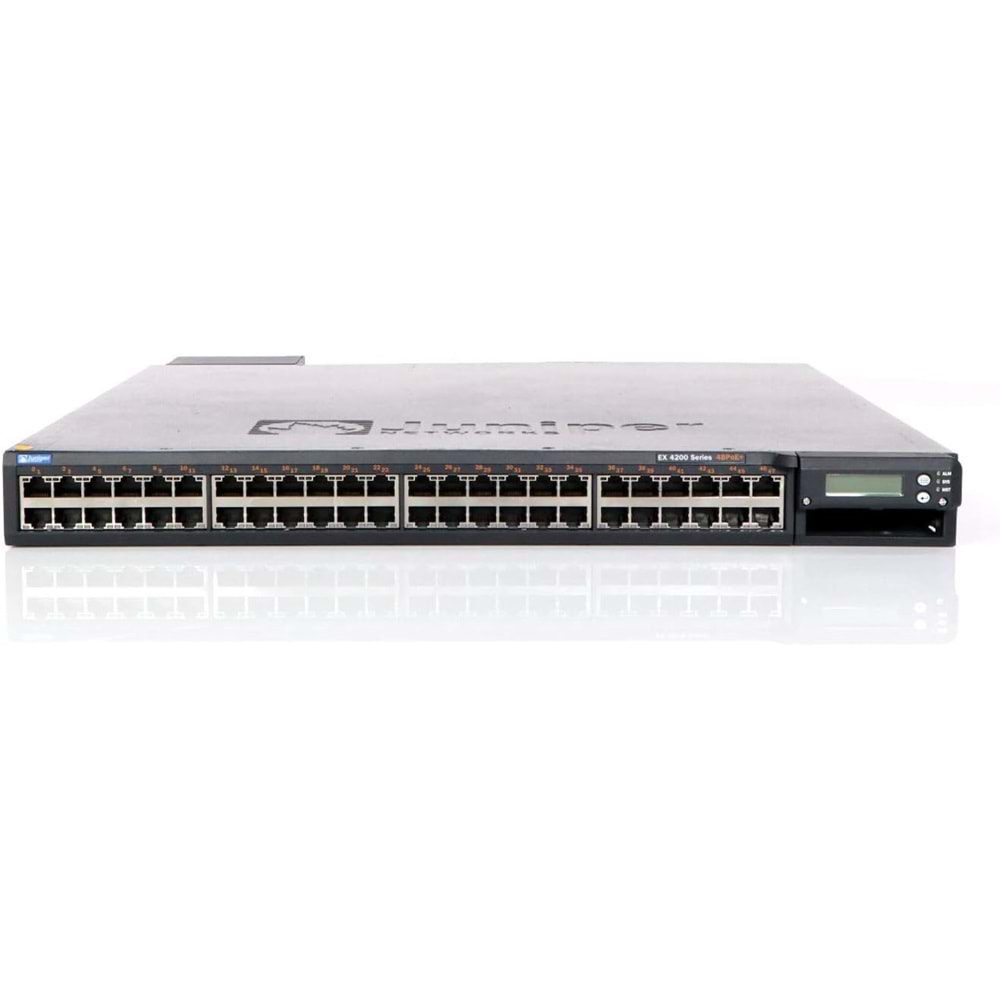 Juniper EX4200-48P | 48 Port GbE | 930W PoE+ | Layer 3 Switch REFURBİSHED