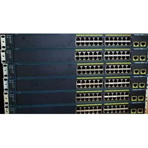Cisco Catalyst WS-C2960-24TT-L Catalyst 2960 Switch Testleri Yapılmış 1 Yıl Garantili İkinci EL