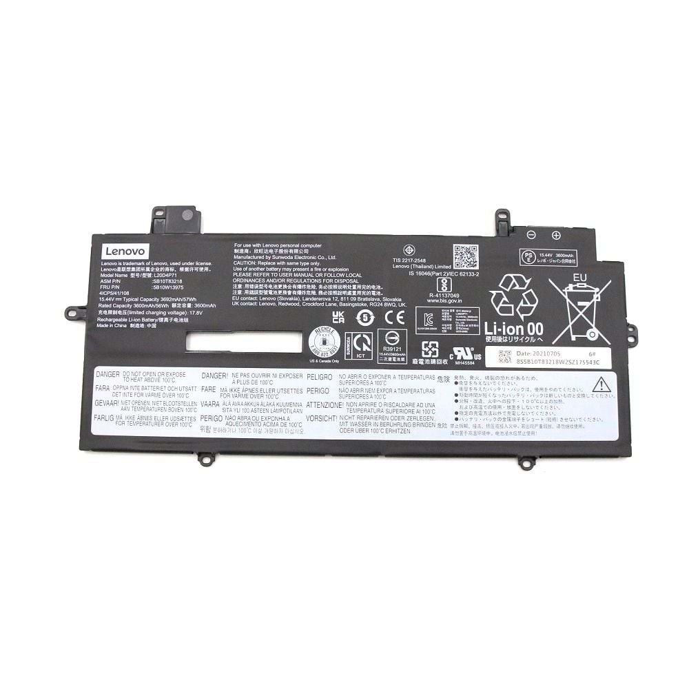 Lenovo ThinkPad X1 Yoga Gen 8 Notebook Orjinal Batarya - L20C4P71