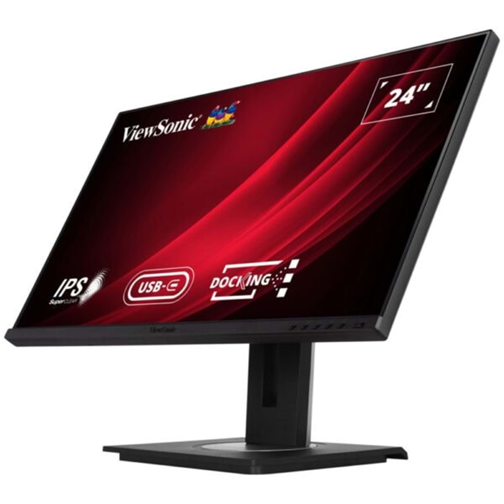 ViewSonic VG2456 24” IPS USB-C Monitör | Dock, Ethernet, USB Hub, Pivot - İkinci EL