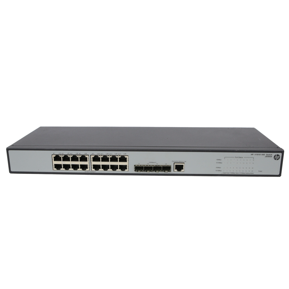HP V1910-16G JE005A 16 Port Gigabit Yönetilebilir Switch 4 SFP Port - İkinci EL
