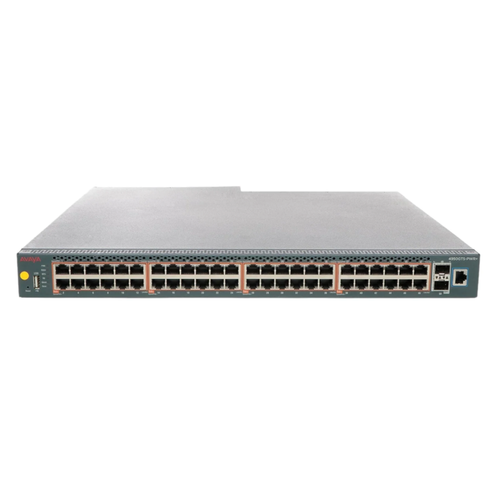 Avaya 4950GTS-PWR+ 48 Port Gigabit PoE+ Layer 3 Yönetilebilir Switch - Kurumsal Çıkma