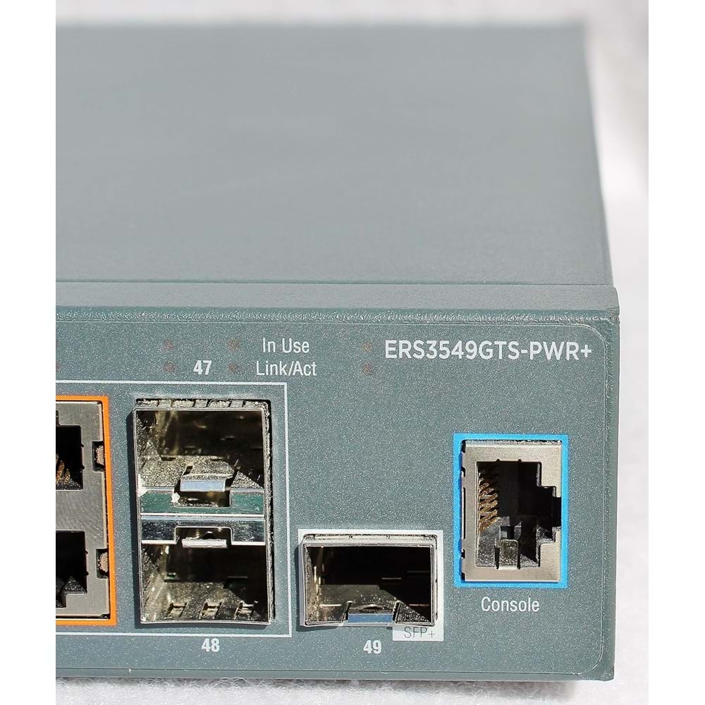 Avaya ERS3549GTS-PWR+ 48 Port Gigabit PoE+ Yönetilebilir Ethernet Switch - İkinci EL