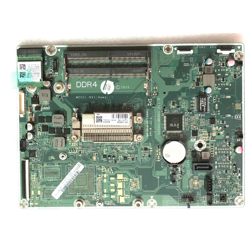 HP TPC-Q030-22 N91 All in One Anakart - Intel Core i3-7. Nesil İşlemcili - Orijinal Çıkma Test Edilmiş