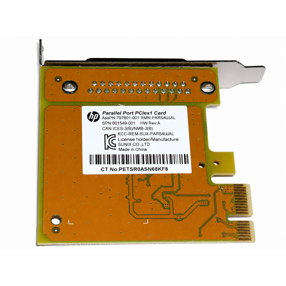 HP 801549-001 PCI Express x1 Paralel Port LPT DB25 Genişleme Kartı PAR6408A